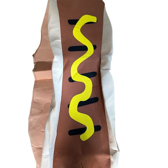 Halloween Costume Hotdog Child Small 3-4 Years Old Ball Park Frank With Mustard - Picture 3 of 6